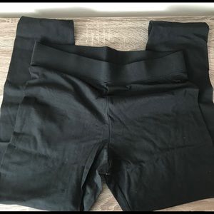 COPY - Victorias secret PINK black basic leggings L